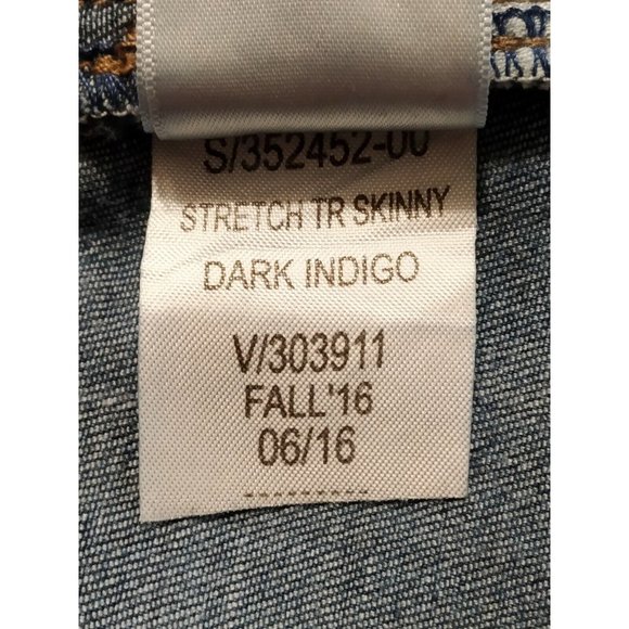 GAP 1969  31/12R Dark Indigo True Skinny Stretchy Jeans 27" inseam - Picture 5 of 6